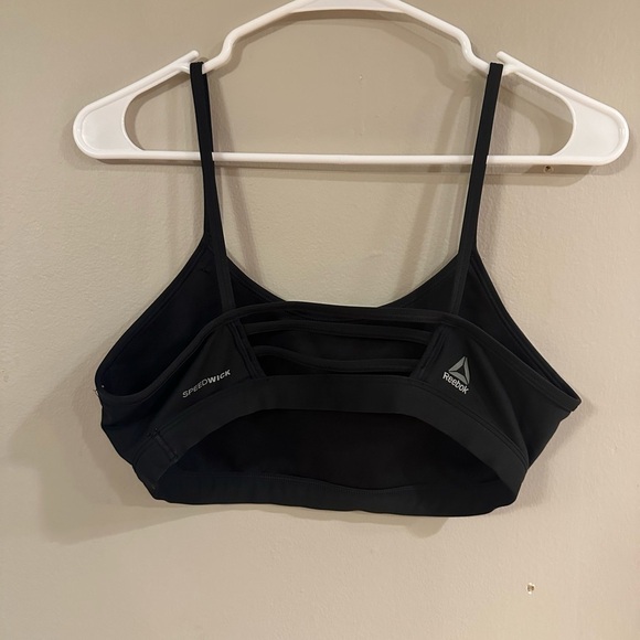 Reebok Black Strappy Sports Bra Size M - Picture 3 of 5
